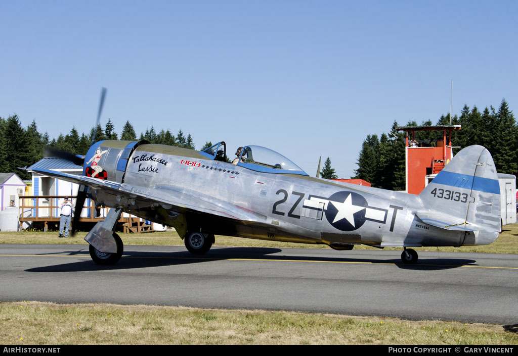 Aircraft Photo of N7159Z / NX7159Z / 433133 | Republic P-47D Thunderbolt | USA - Air Force | AirHistory.net #61584