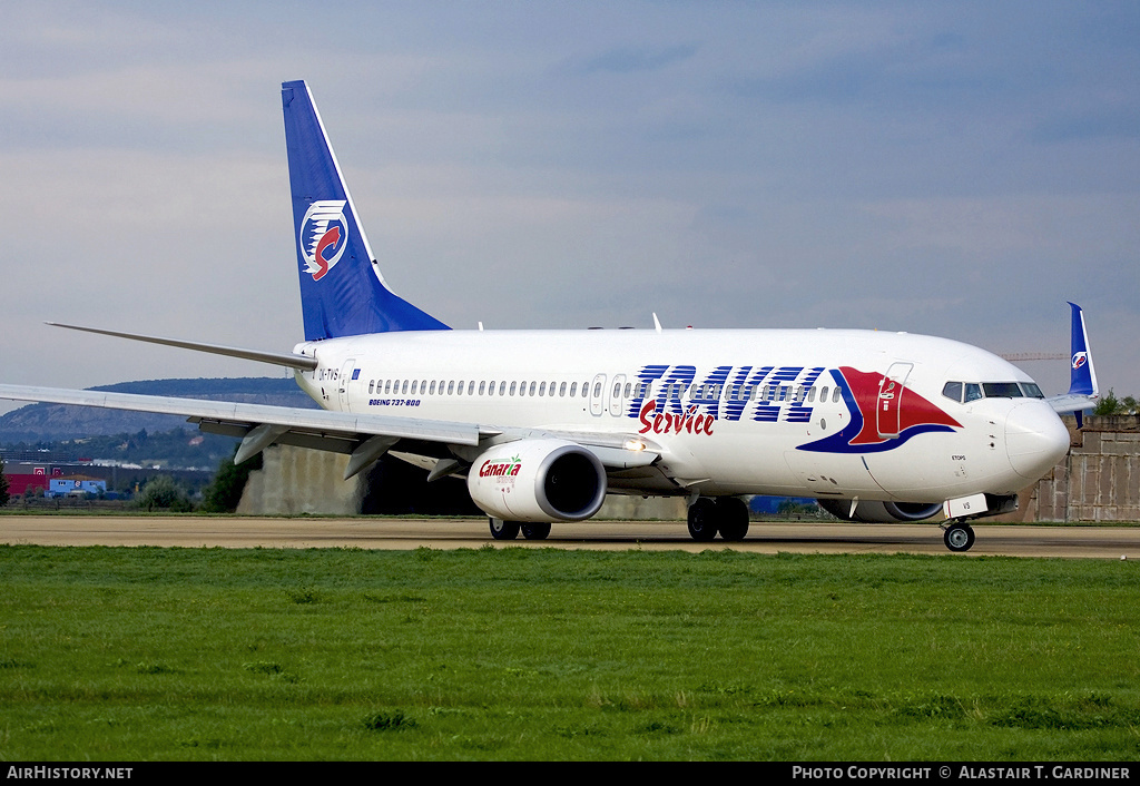 Aircraft Photo of OK-TVS | Boeing 737-86N | Travel Service | AirHistory.net #61590