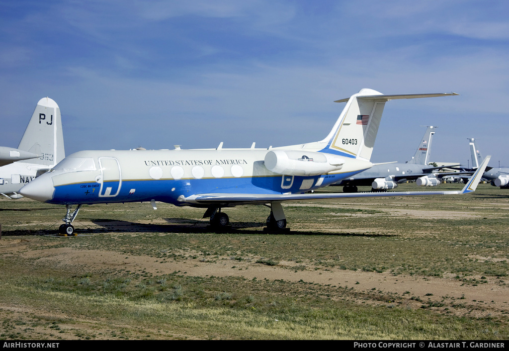 Aircraft Photo of 86-0403 / 60403 | Gulfstream Aerospace C-20C Gulfstream III (G-1159A) | USA - Air Force | AirHistory.net #61608