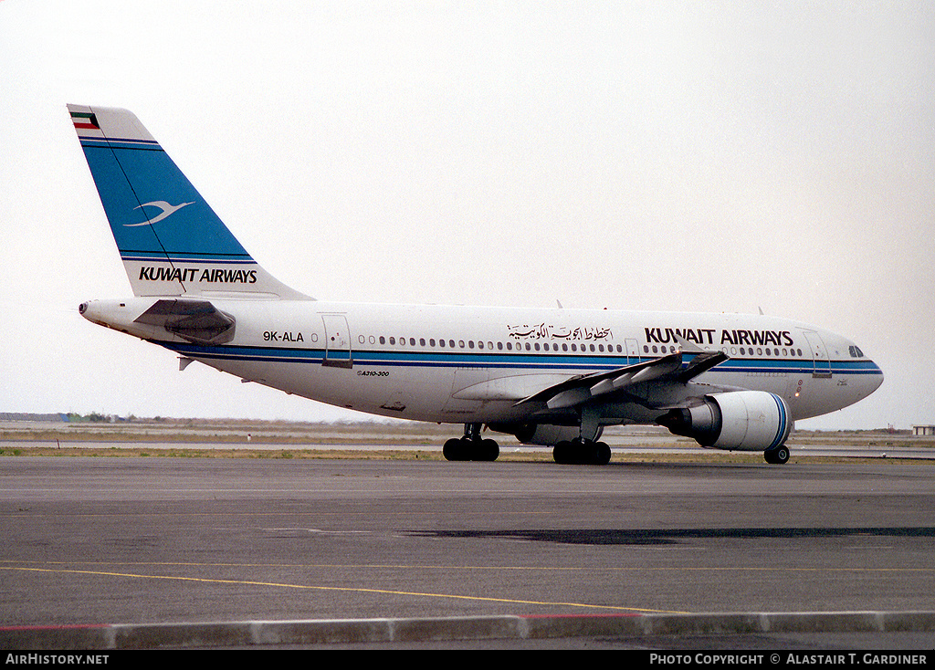 Aircraft Photo of 9K-ALA | Airbus A310-308 | Kuwait Airways | AirHistory.net #61631