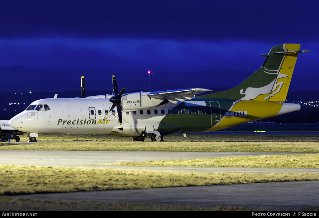 Aircraft Photo of C-FECI | ATR ATR-42-320 | Precision Air | AirHistory.net #61633