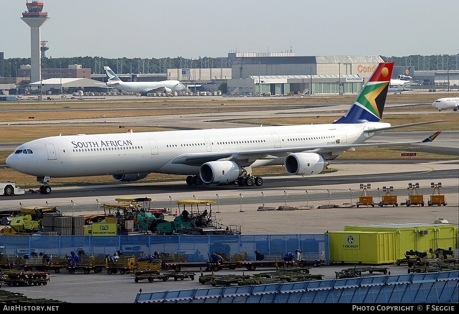 Aircraft Photo of ZS-SNB | Airbus A340-642 | South African Airways | AirHistory.net #61644