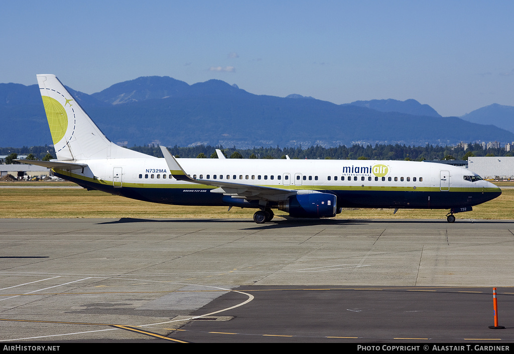 Aircraft Photo of N732MA | Boeing 737-81Q | Miami Air International | AirHistory.net #61649