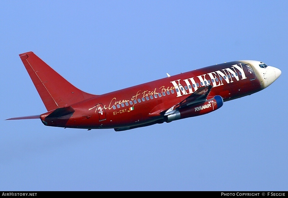 Aircraft Photo of EI-CNY | Boeing 737-230/Adv | Ryanair | AirHistory.net #61650