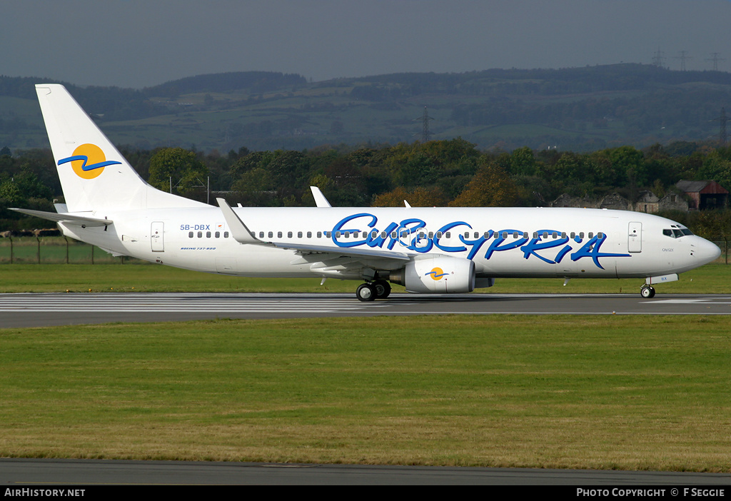 Aircraft Photo of 5B-DBX | Boeing 737-8Q8 | Eurocypria Airlines | AirHistory.net #61656