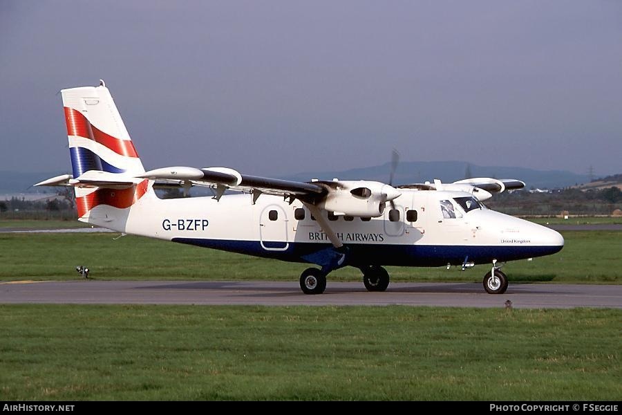 Aircraft Photo of G-BZFP | De Havilland Canada DHC-6-300 Twin Otter | British Airways | AirHistory.net #61683