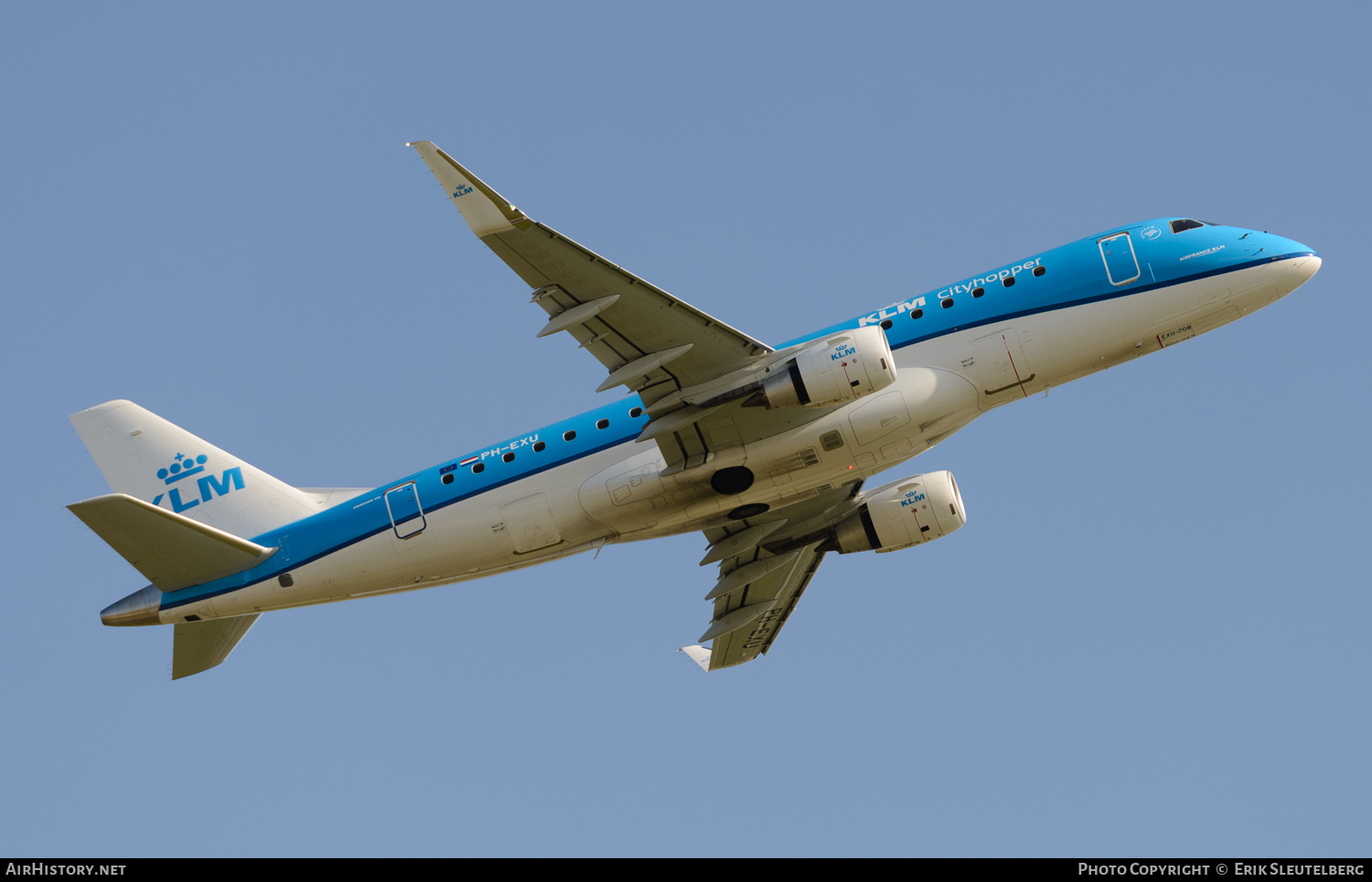 Aircraft Photo of PH-EXU | Embraer 175STD (ERJ-170-200STD) | KLM Cityhopper | AirHistory.net #61685