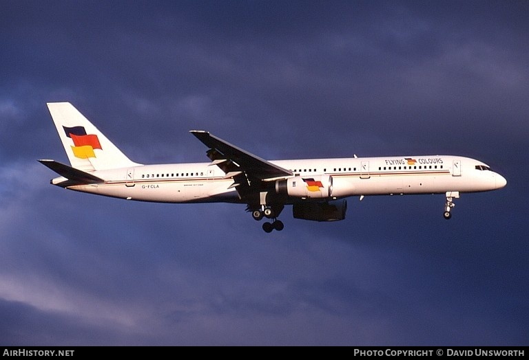 Aircraft Photo of G-FCLA | Boeing 757-28A | Flying Colours Airlines | AirHistory.net #61689