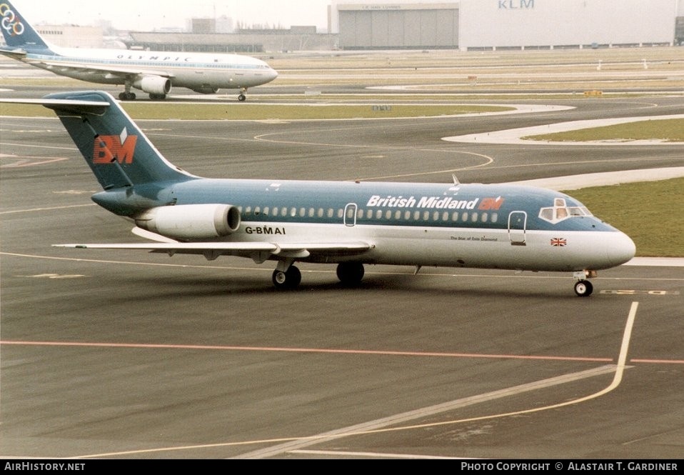 Aircraft Photo of G-BMAI | Douglas DC-9-14 | British Midland Airways - BMA | AirHistory.net #61697