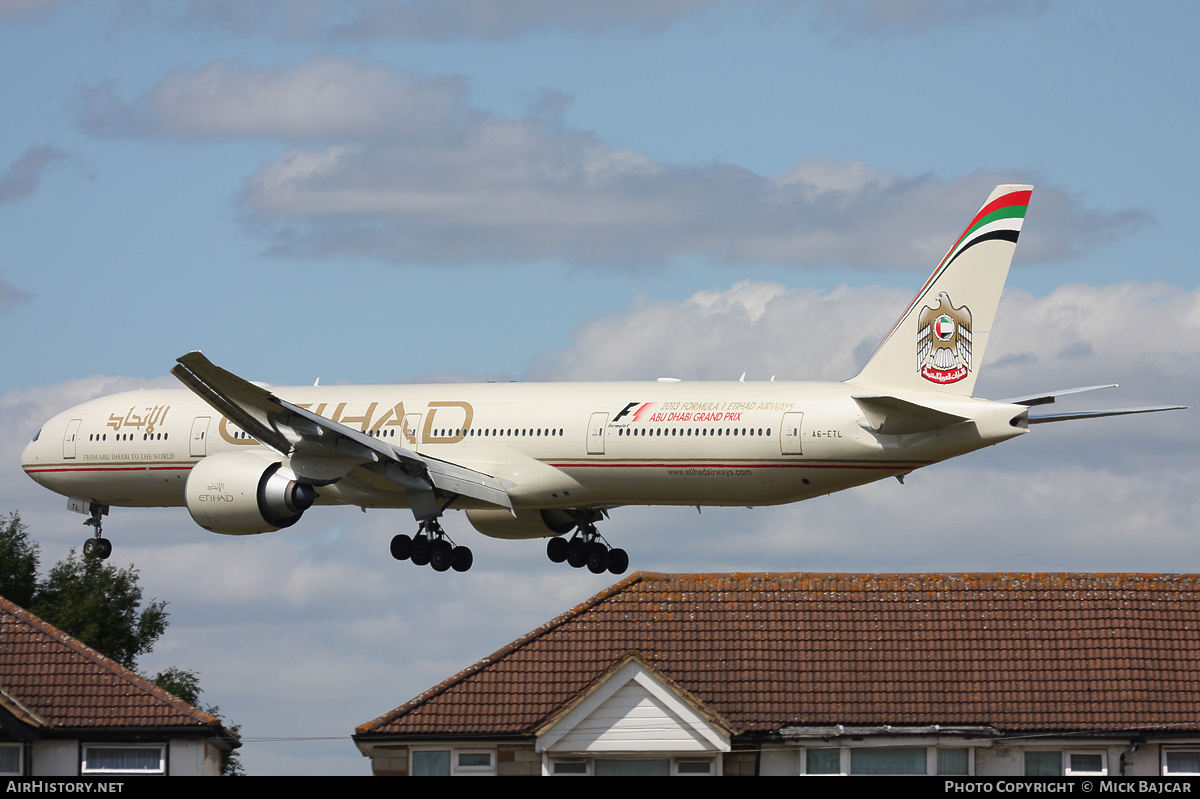 Aircraft Photo of A6-ETL | Boeing 777-3FX/ER | Etihad Airways | AirHistory.net #61710