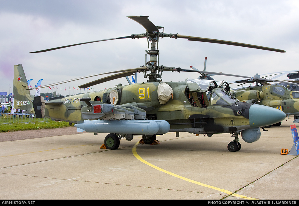 Aircraft Photo of RF-93230 | Kamov Ka-52 Alligator | Russia - Air Force | AirHistory.net #61714