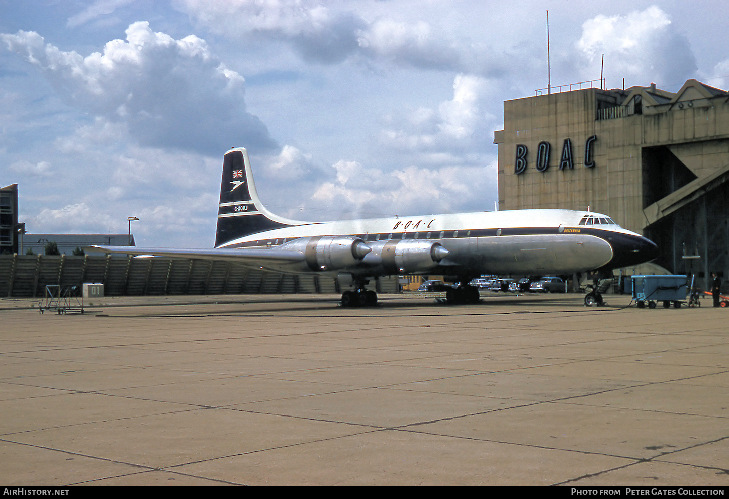 Aircraft Photo of G-AOVJ | Bristol 175 Britannia 312 | BOAC - British Overseas Airways Corporation | AirHistory.net #61733