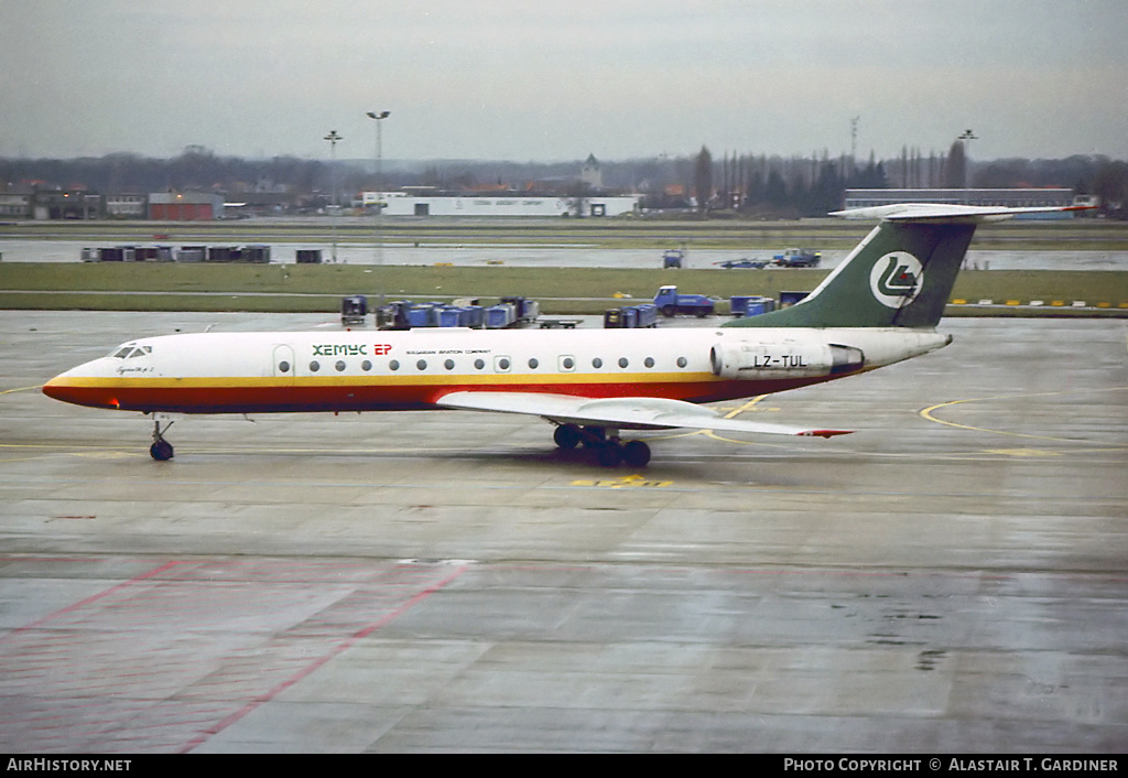 Aircraft Photo of LZ-TUL | Tupolev Tu-134A-3 | Hemus Air | AirHistory.net #61738