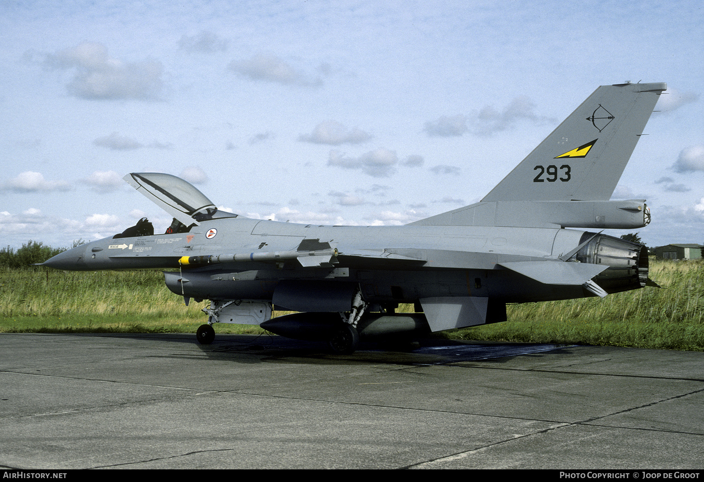 Aircraft Photo of 293 | General Dynamics F-16A Fighting Falcon | Norway - Air Force | AirHistory.net #61788