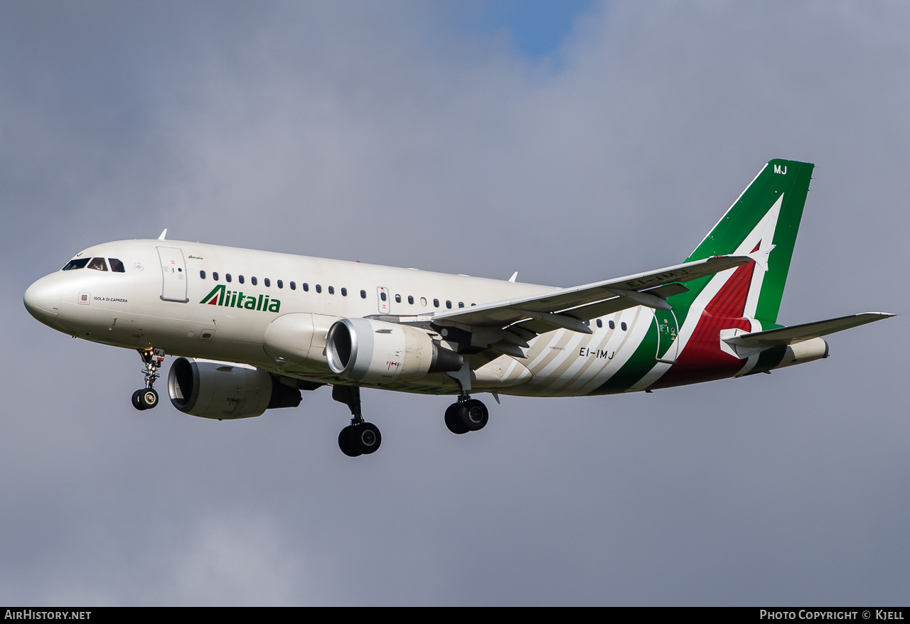 Aircraft Photo of EI-IMJ | Airbus A319-112 | Alitalia | AirHistory.net #61807