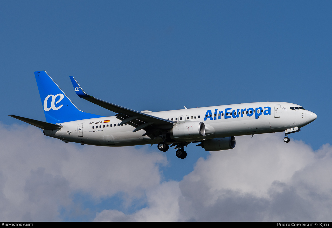 Aircraft Photo of EC-MQP | Boeing 737-800 | Air Europa | AirHistory.net #61817