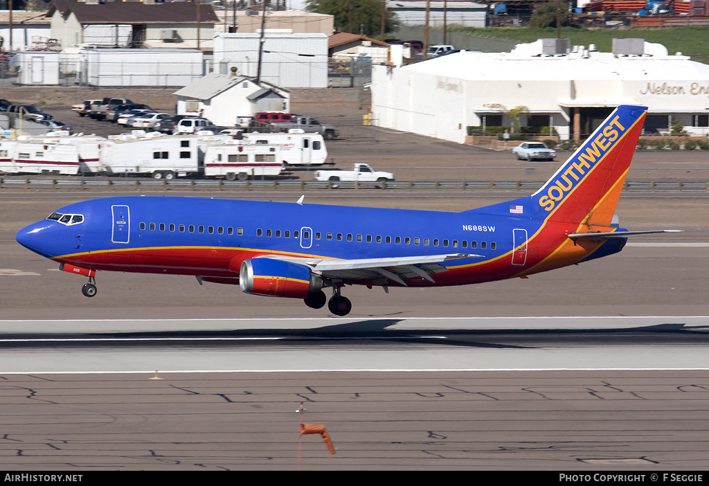 Aircraft Photo of N688SW | Boeing 737-3Q8 | Southwest Airlines | AirHistory.net #61824
