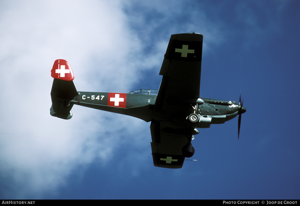 Aircraft Photo of HB-RBI / C-547 | EKW C-3603 | Switzerland - Air Force | AirHistory.net #61827