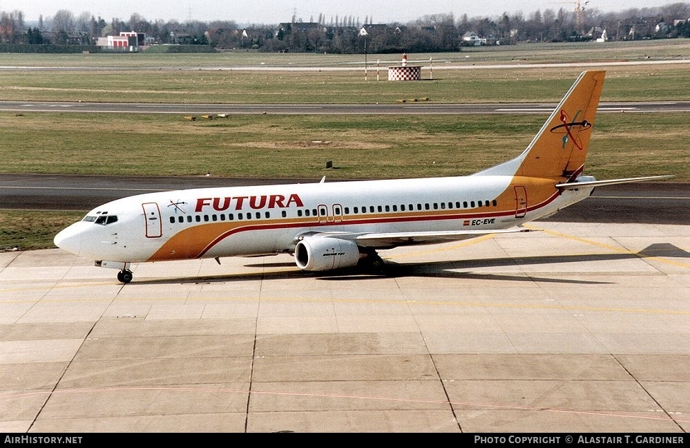 Aircraft Photo of EC-EVE | Boeing 737-4Y0 | Futura International Airways | AirHistory.net #61837