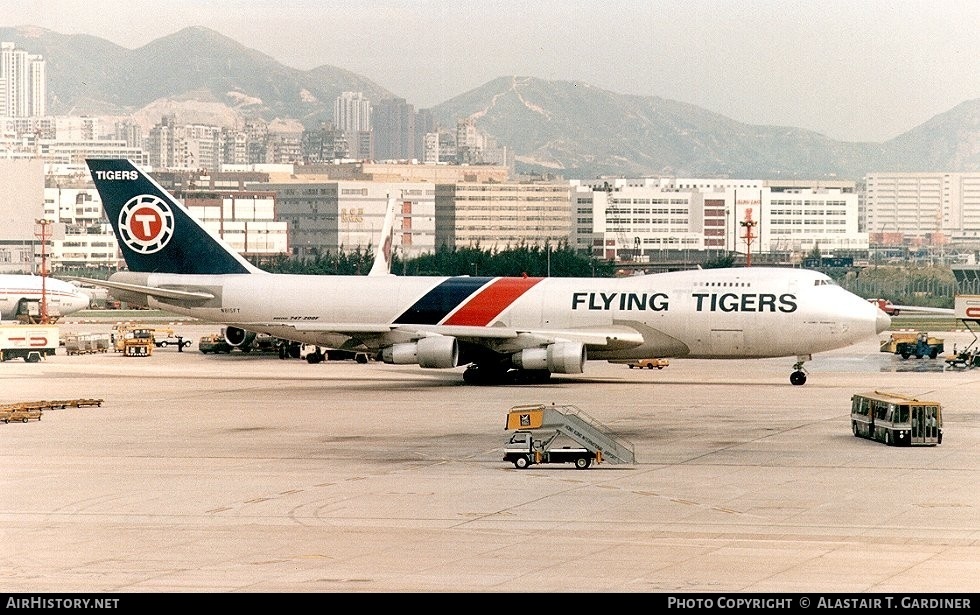 Aircraft Photo of N815FT | Boeing 747-245F/SCD | Flying Tigers | AirHistory.net #61838