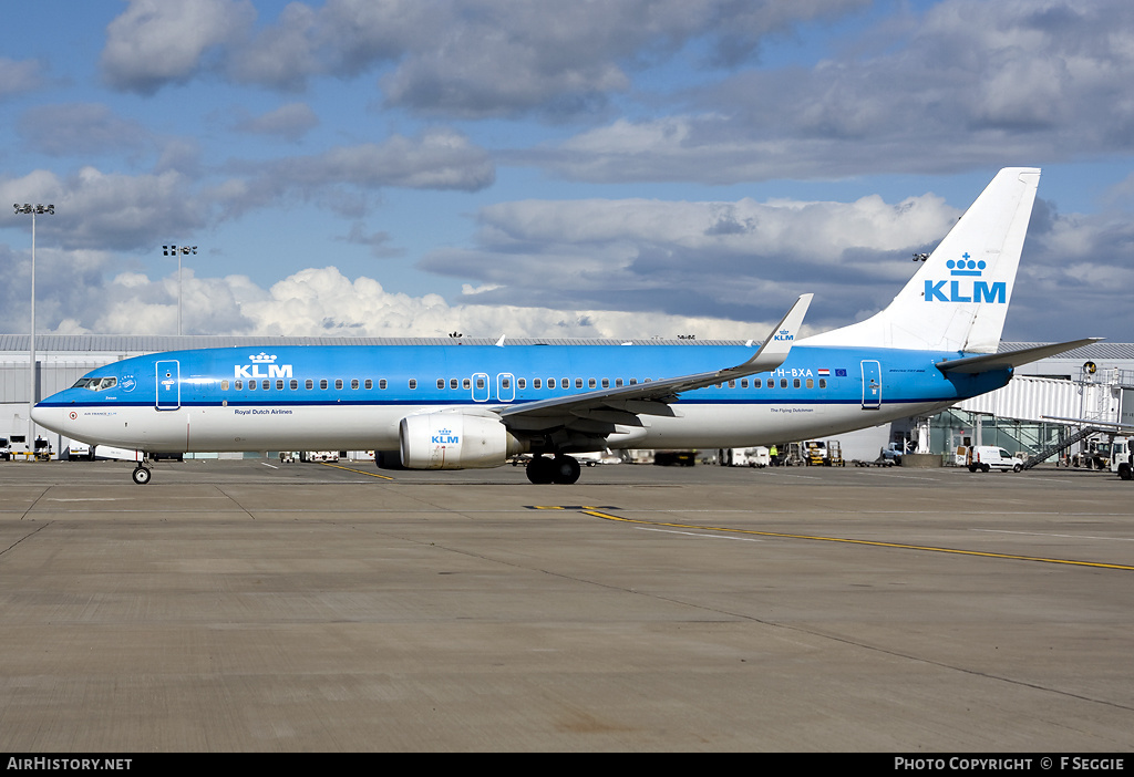Aircraft Photo of PH-BXA | Boeing 737-8K2 | KLM - Royal Dutch Airlines | AirHistory.net #61839