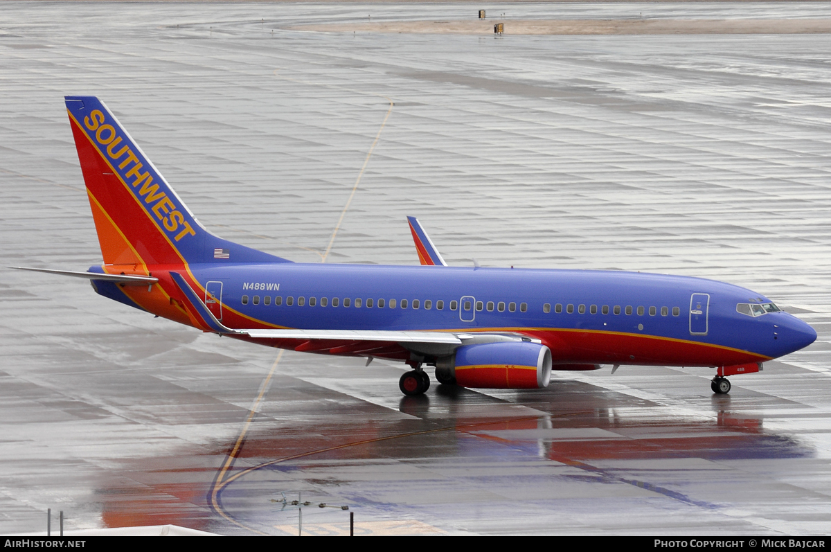 Aircraft Photo of N488WN | Boeing 737-7H4 | Southwest Airlines | AirHistory.net #61842