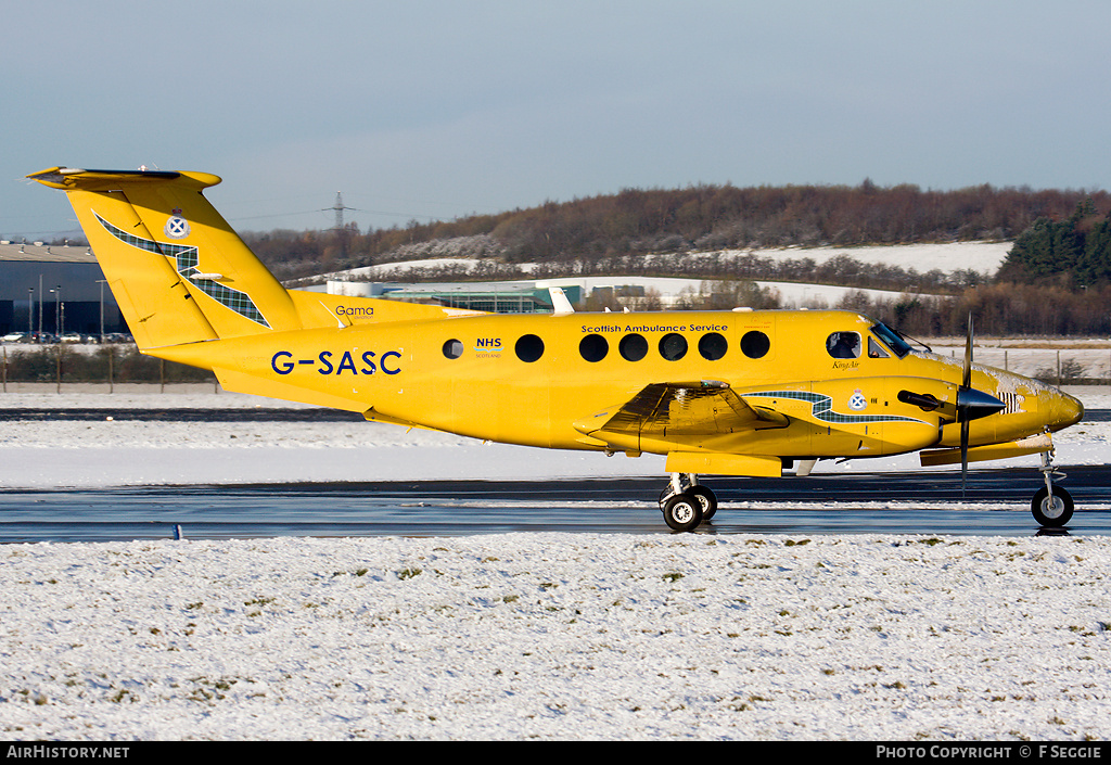 Aircraft Photo of G-SASC | Raytheon B200C King Air | Scottish Ambulance Service | AirHistory.net #61845