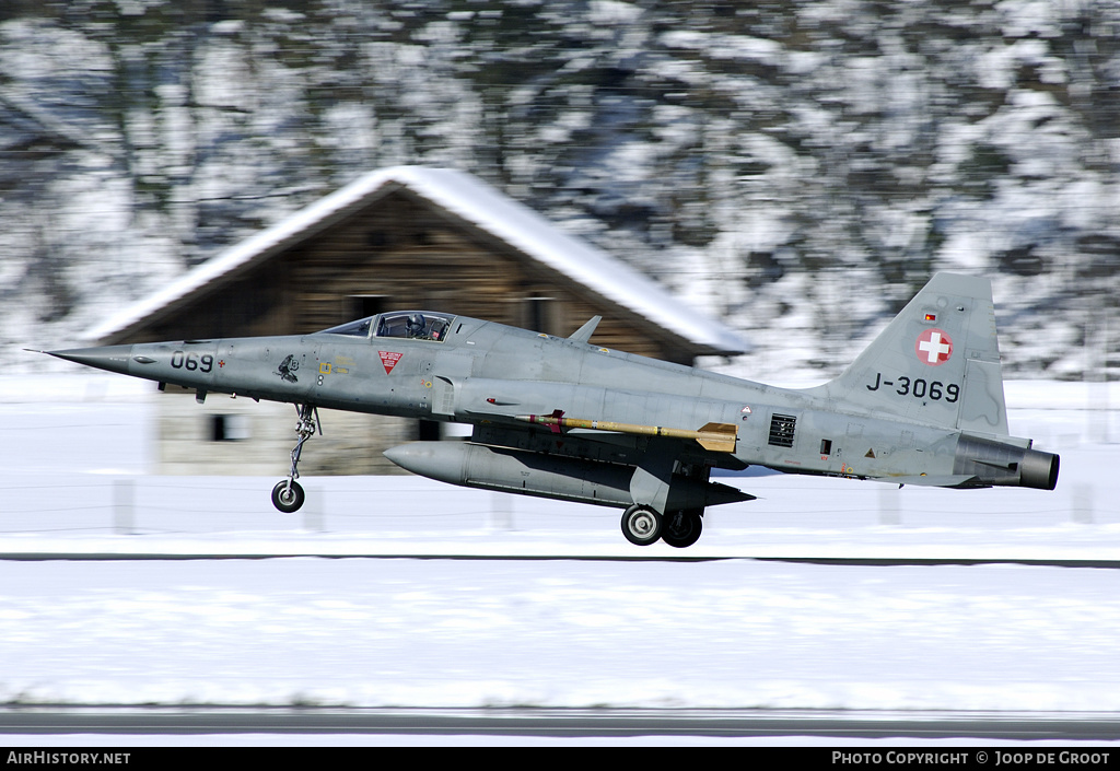 Aircraft Photo of J-3069 | Northrop F-5E Tiger II | Switzerland - Air Force | AirHistory.net #61848