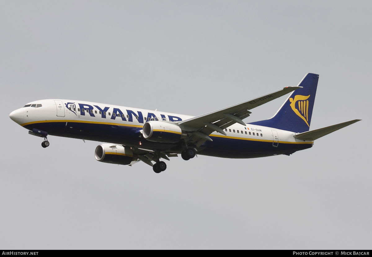 Aircraft Photo of EI-DHM | Boeing 737-8AS | Ryanair | AirHistory.net #61868