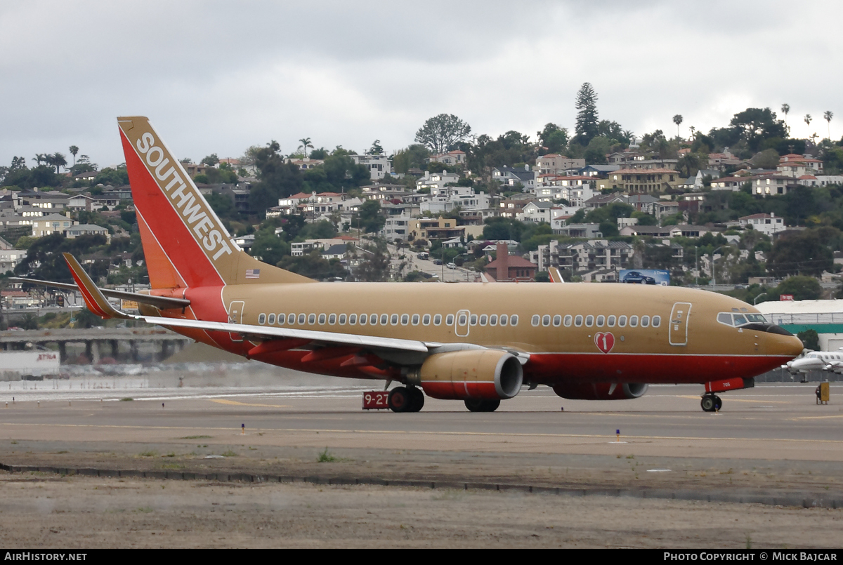 Aircraft Photo of N705SW | Boeing 737-7H4 | Southwest Airlines | AirHistory.net #61891