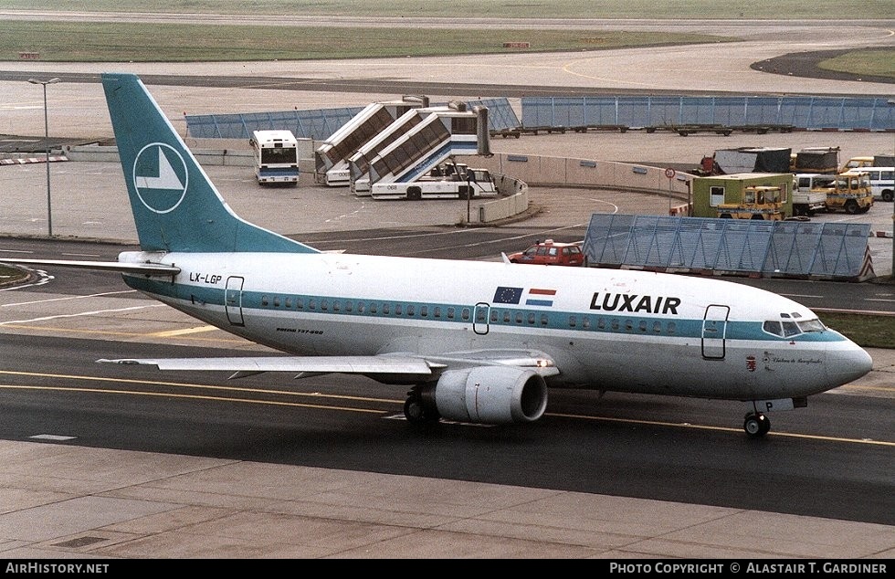 Aircraft Photo of LX-LGP | Boeing 737-5C9 | Luxair | AirHistory.net #61913