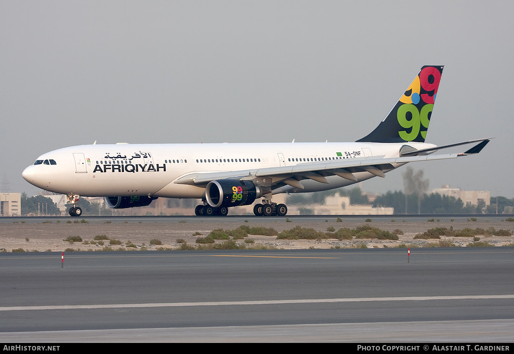 Aircraft Photo of 5A-ONF | Airbus A330-202 | Afriqiyah Airways | AirHistory.net #61916
