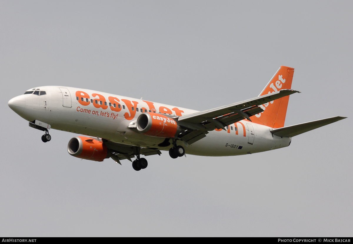 Aircraft Photo of G-IGOY | Boeing 737-36N | EasyJet | AirHistory.net #61919