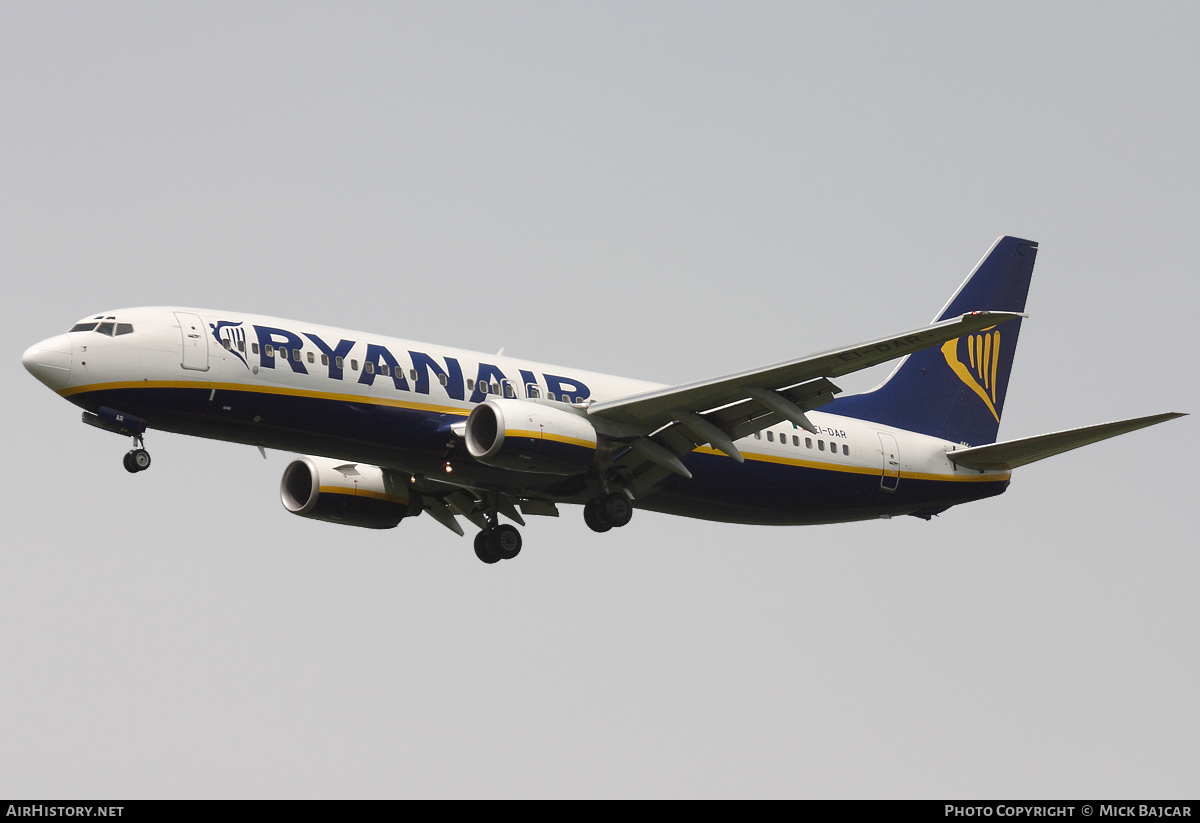 Aircraft Photo of EI-DAR | Boeing 737-8AS | Ryanair | AirHistory.net #61929