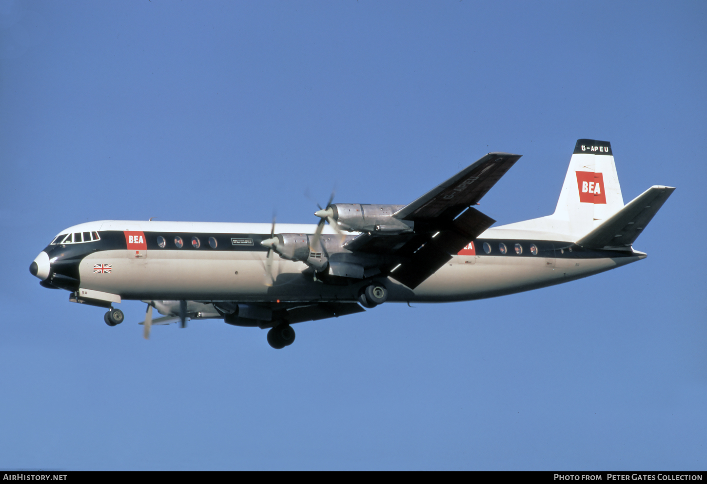 Aircraft Photo of G-APEU | Vickers 953 Vanguard | BEA - British European Airways | AirHistory.net #61932