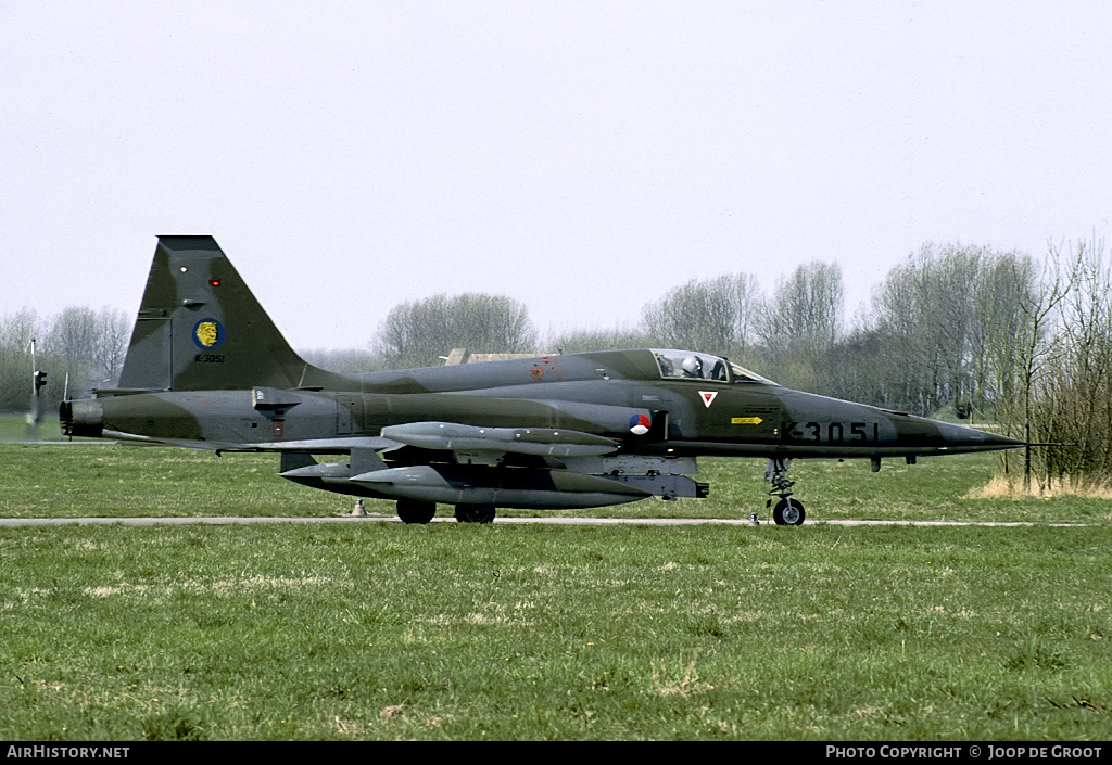 Aircraft Photo of K-3051 | Canadair NF-5A | Netherlands - Air Force | AirHistory.net #61939