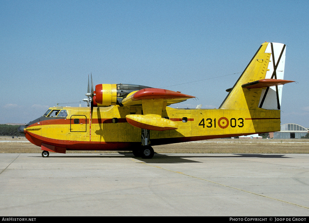 Aircraft Photo of UD13-3 | Canadair CL-215-II (CL-215-1A10) | Spain - Air Force | AirHistory.net #61943