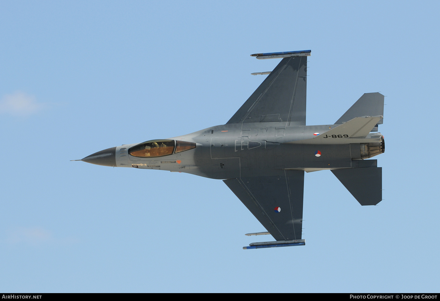 Aircraft Photo of J-869 | General Dynamics F-16AM Fighting Falcon | Netherlands - Air Force | AirHistory.net #61952