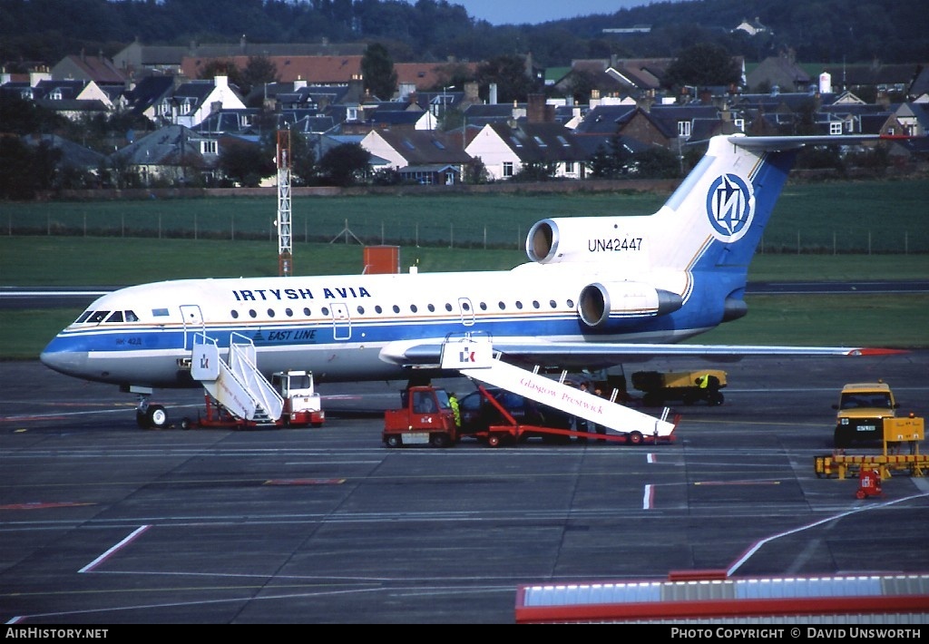 Aircraft Photo of UN-42447 | Yakovlev Yak-42D | Irtysh Avia | AirHistory.net #61959