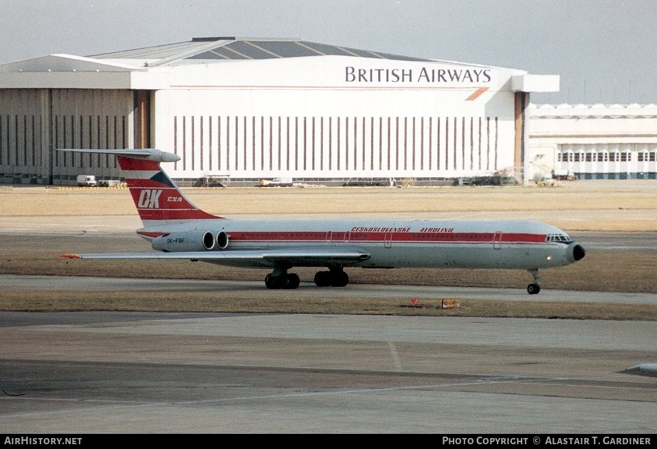 Aircraft Photo of OK-FBF | Ilyushin Il-62 | ČSA - Československé Aerolinie - Czechoslovak Airlines | AirHistory.net #61970