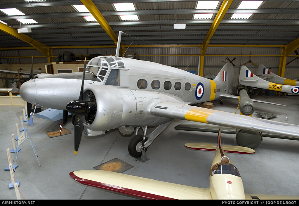 Aircraft Photo of VL348 | Avro 652A Anson C19/2 | UK - Air Force | AirHistory.net #61985