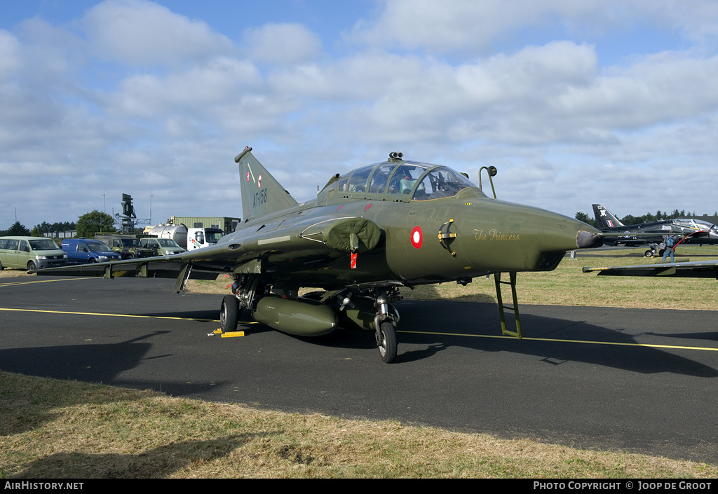 Aircraft Photo of AT-158 | Saab TF-35 Draken | Denmark - Air Force | AirHistory.net #61986