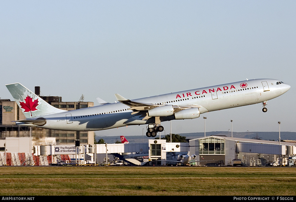 Aircraft Photo of C-FTNQ | Airbus A340-313 | Air Canada | AirHistory.net #61998