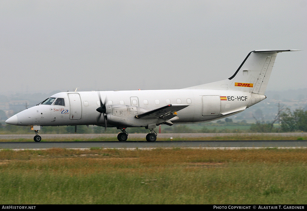 Aircraft Photo of EC-HCF | Embraer EMB-120(ERF) Brasilia | Swiftair | AirHistory.net #62013