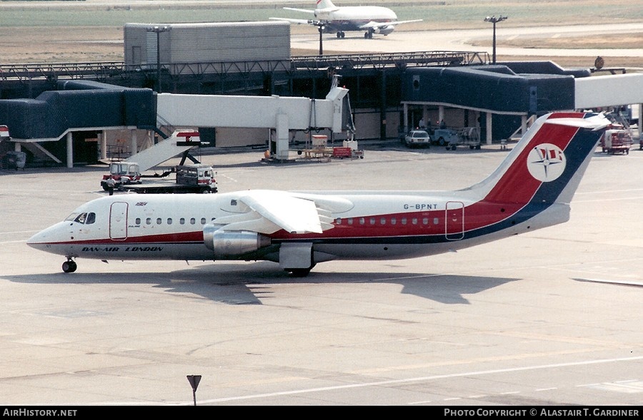 Aircraft Photo of G-BPNT | British Aerospace BAe-146-300 | Dan-Air London | AirHistory.net #62030