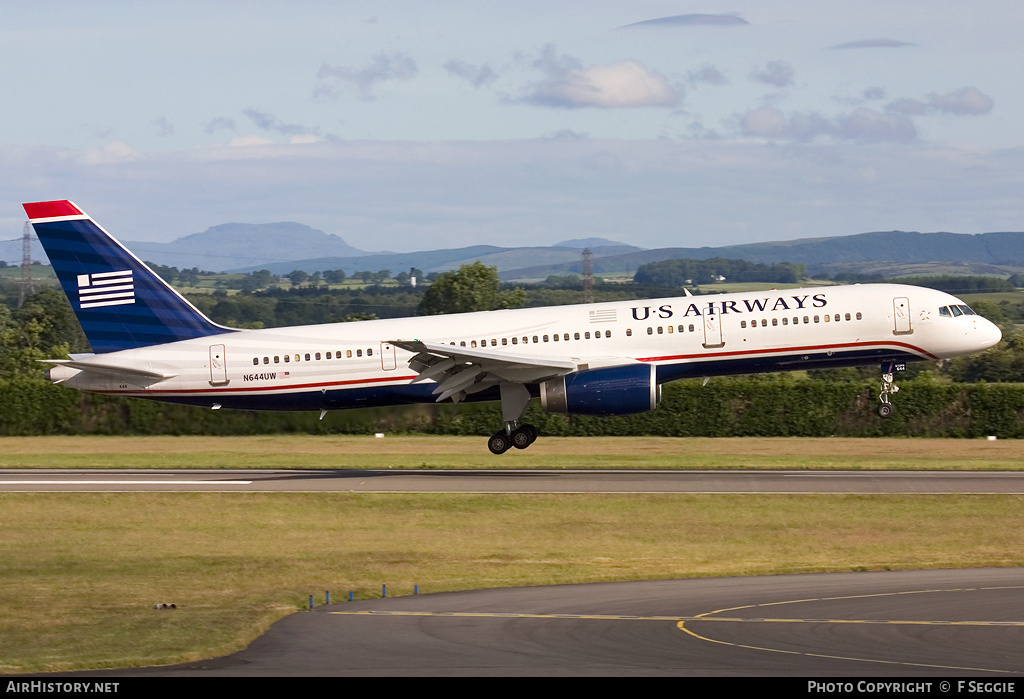 Aircraft Photo of N644UW | Boeing 757-23N | US Airways | AirHistory.net #62033