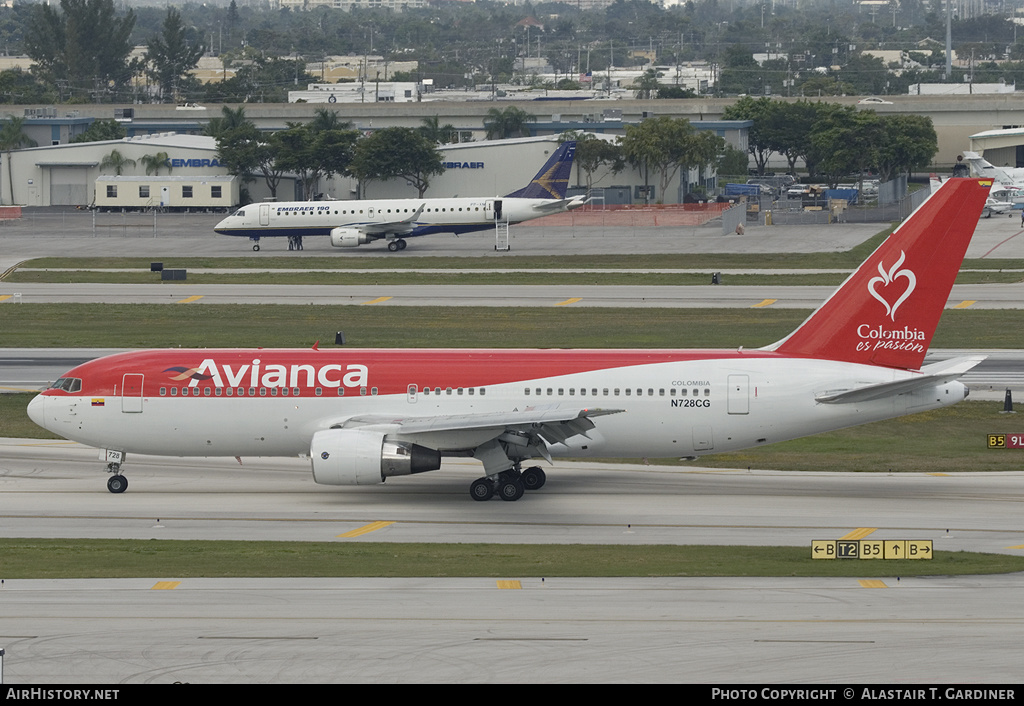 Aircraft Photo of N728CG | Boeing 767-283/ER | Avianca | AirHistory.net #62034
