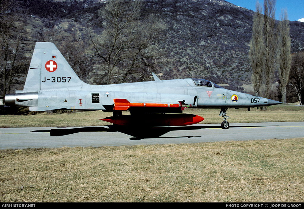 Aircraft Photo of J-3057 | Northrop F-5E Tiger II | Switzerland - Air Force | AirHistory.net #62036