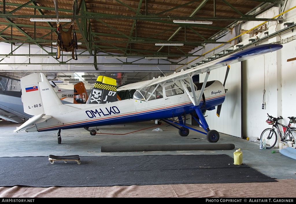 Aircraft Photo of OM-LKO | Aero L-60S Brigadýr | AirHistory.net #62038