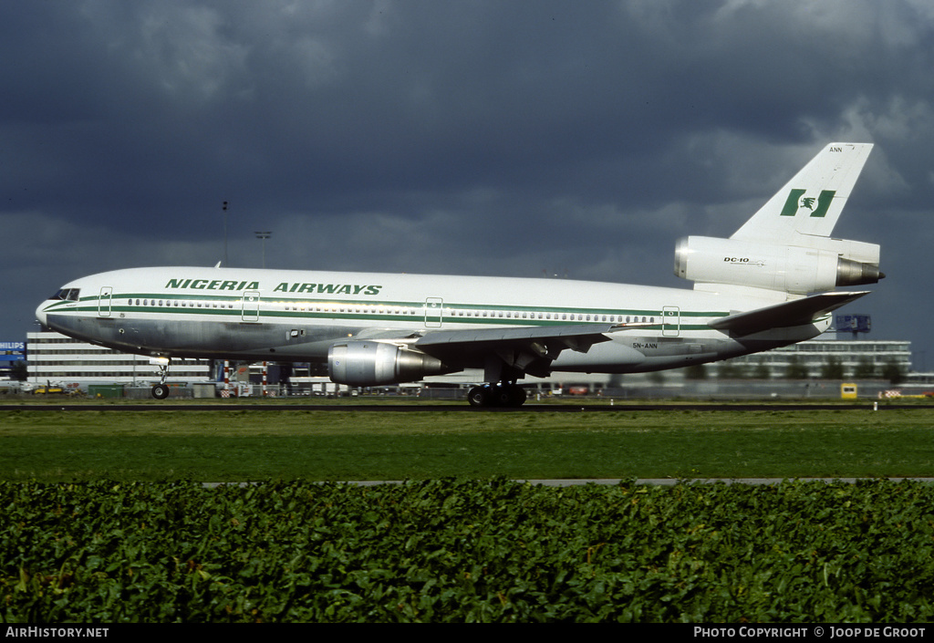 Aircraft Photo of 5N-ANN | McDonnell Douglas DC-10-30 | Nigeria Airways | AirHistory.net #62052